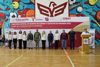 Fomenta Gobierno de Reynosa el civismo entre los planteles educativos