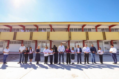 Inauguró Alcalde Carlos Peña Ortiz nueva Secundaria General