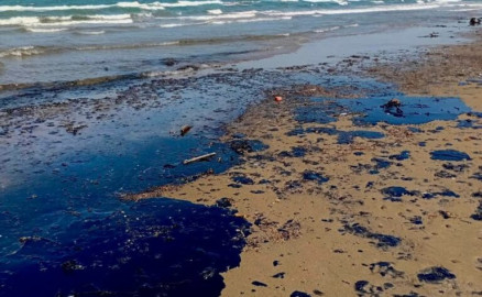 Hallan origen de derrame de hidrocarburo en costas de Veracruz; provino de barco privado