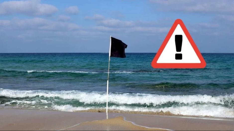 Bandera negra en Playa Miramar por frente frío 43
