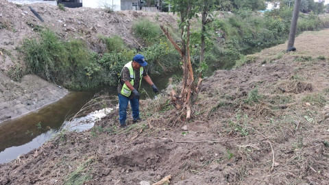 Intensificó Gobierno de Carlos Peña Ortiz programa permanente de desazolve de drenes y canales