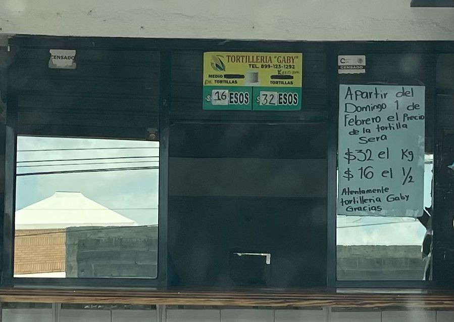 Kilo de tortilla en Reynosa se mantiene entre 30 y 32 pesos; prevén aumento de entre 2 y 3 pesos