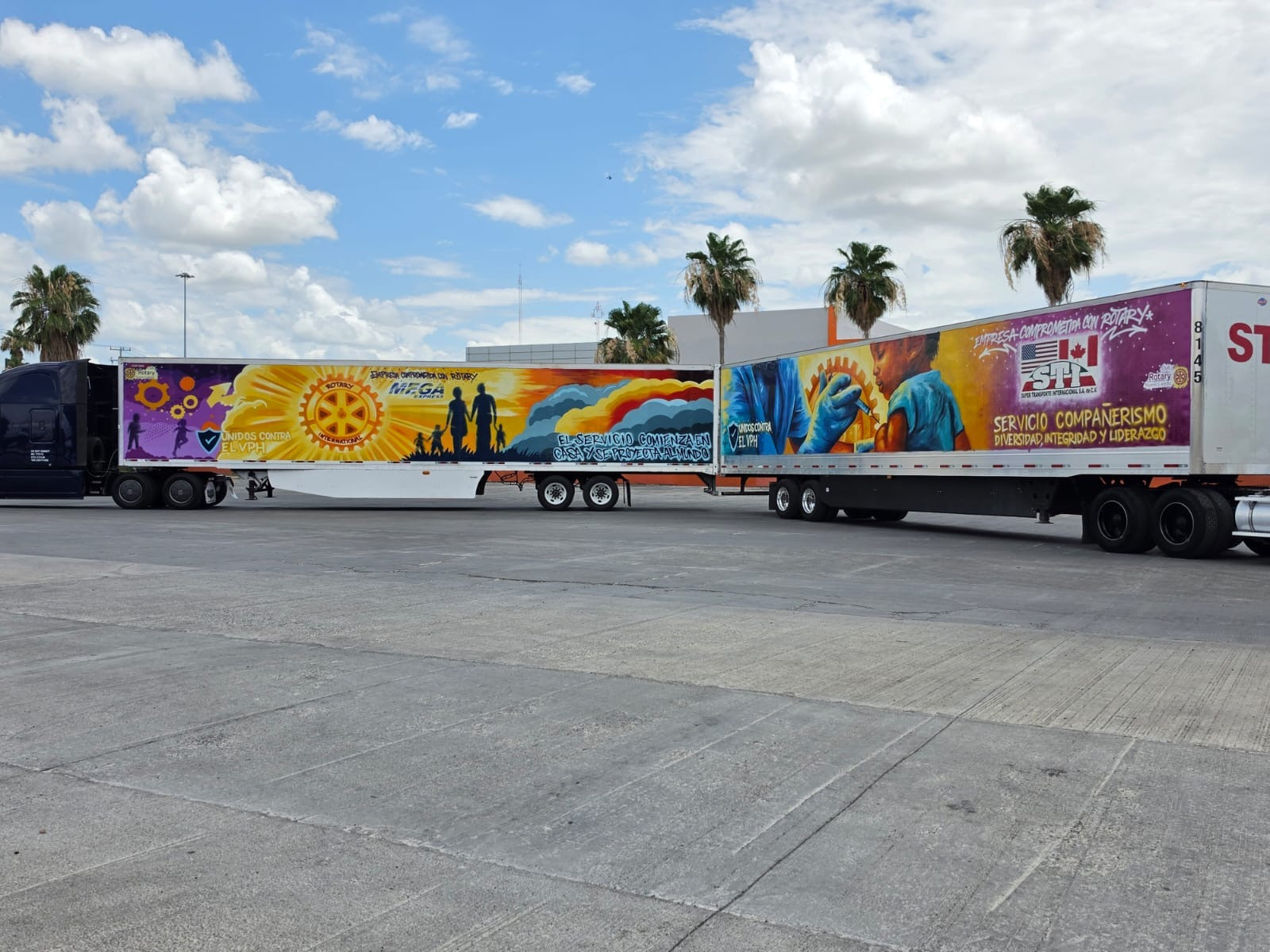 Lleva el Club Rotario sus valores y campañas de salud a las carreteras del país con "Arte en Movimiento"