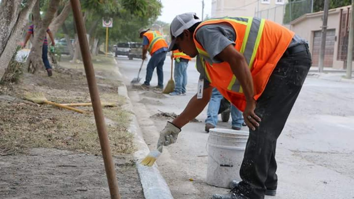 Realizan trabajos en calles de la Villa de Nuevo Progreso