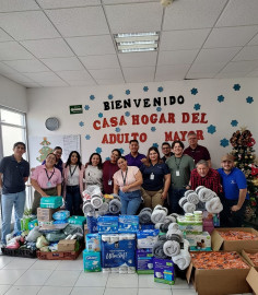 Agradece DIF Reynosa apoyo de BX Soluciones en beneficio de los adultos mayores