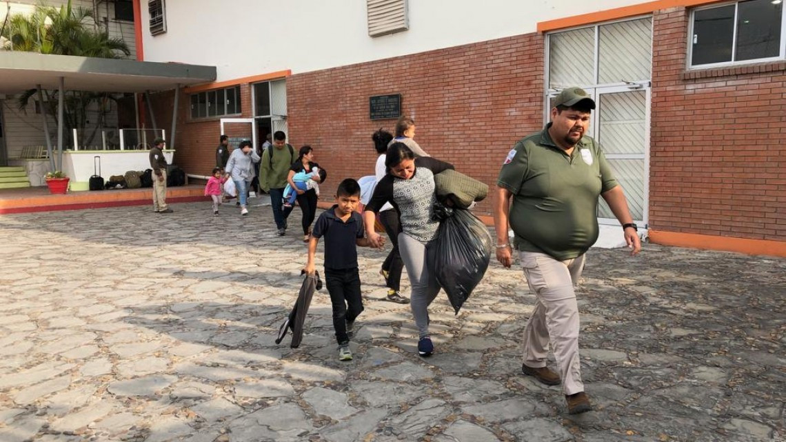 Inicia la repatriación de 186 migrantes a Acayucan, Veracruz