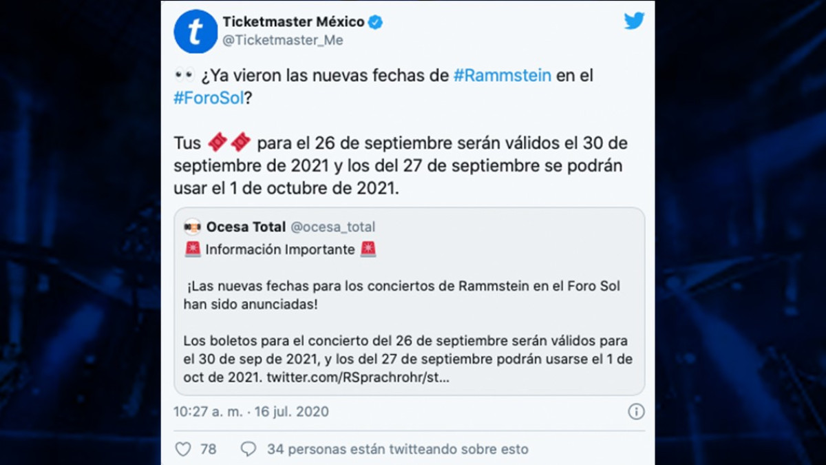  Rammstein anuncia nuevas fechas de su gira en CDMX