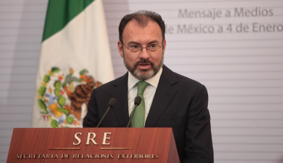 No pagaremos de ninguna manera, por un muro: Videgaray