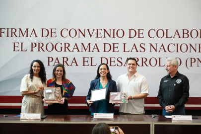 Tamaulipas, primer estado en firmar convenio con el PNUD para legislar en favor del desarrollo sostenible