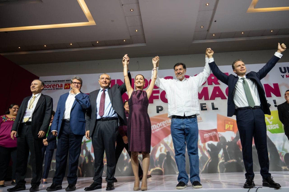 Gana Claudia Sheinbaum encuesta de Morena