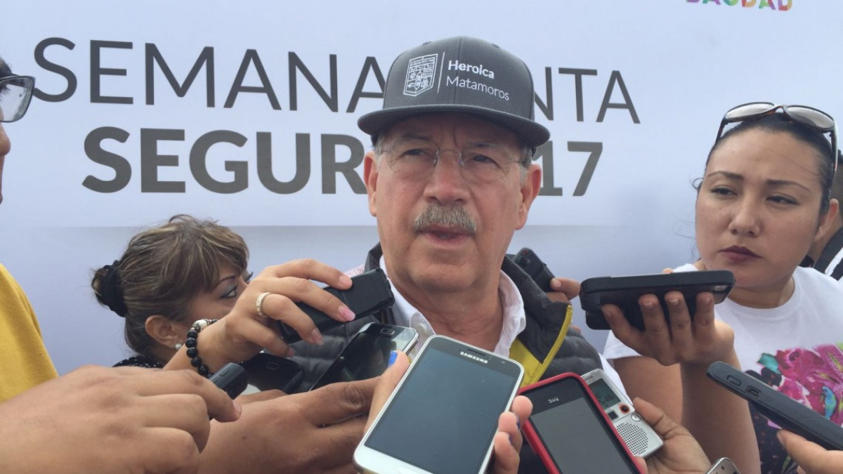 Alcalde de Matamoros garantiza seguridad durante Semana Santa 
