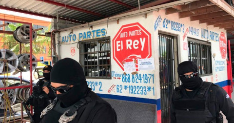 Inicia operativo contra yonques en Matamoros; llevan cinco suspendidos