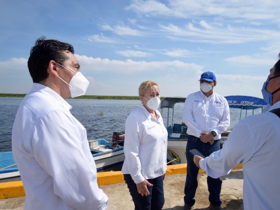 Fortalecen Alma Laura Amparán y Estado a productores pesqueros