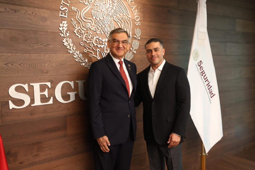 Presenta gobernador avances de seguridad en Tamaulipas a García Harfuch