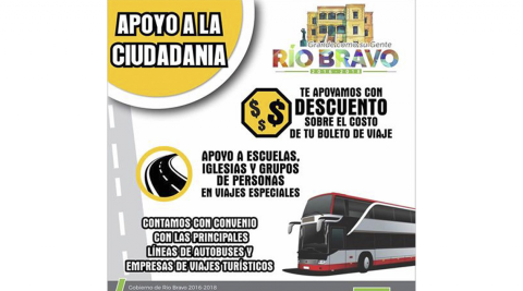 Apoya Ayuntamiento con descuentos de boletos de viaje