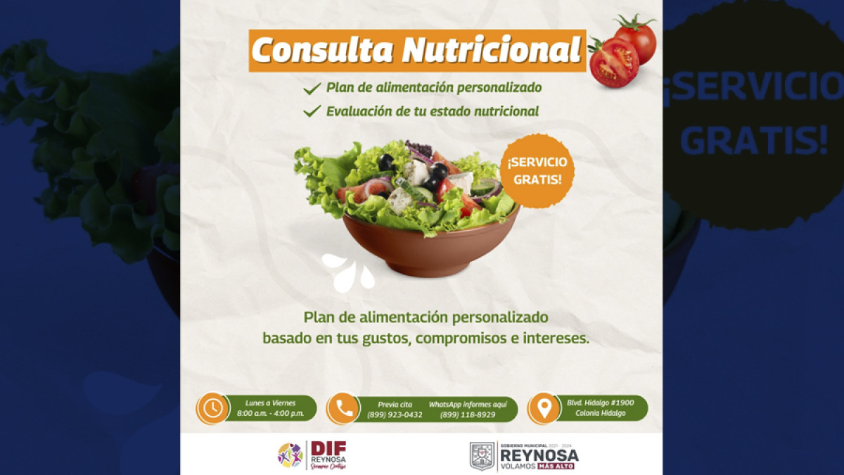 Mejora DIF Reynosa nutrición en familias