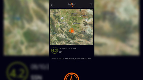 Registran sismo de magnitud 4.2 en Coahuila