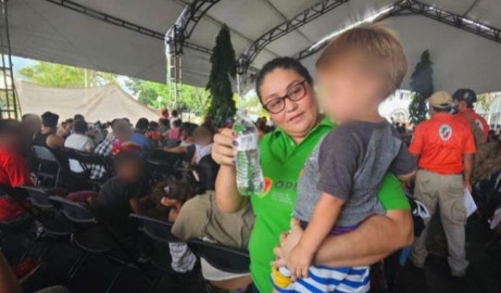 Brinda INM atención humanitaria a 452 personas extranjeras que integraban la caravana migrante