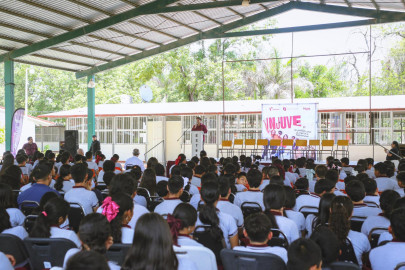 Injuve Tamaulipas lleva campaña “Piénsalo Dos Veces” al poblado “El Barretal” del municipio de Padilla