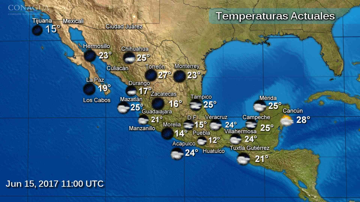Pronostican nublados en gran parte del país