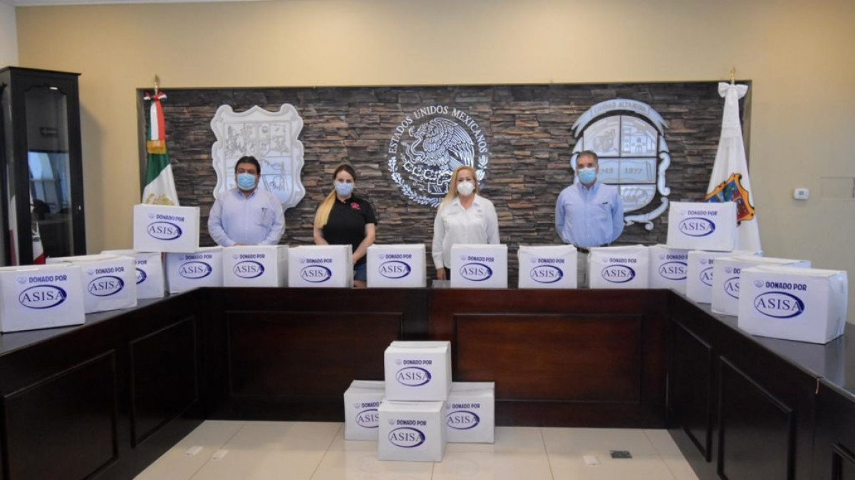 Une esfuerzos empresariado con Gobierno de Altamira en apoyo a sectores vulnerables