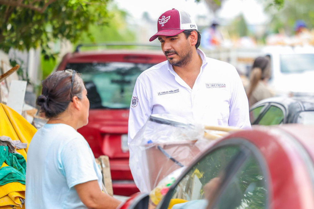 Apoyo solidario del Gobierno de Reynosa a familias damnificadas