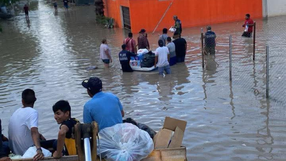 Marina brinda apoyo a población civil en Río Bravo y Reynosa