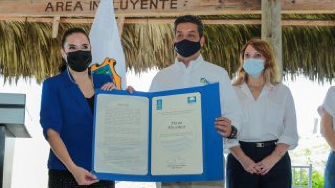 Recibe Playa Miramar certificación internacional por su calidad turística y cuidado del medio ambiente