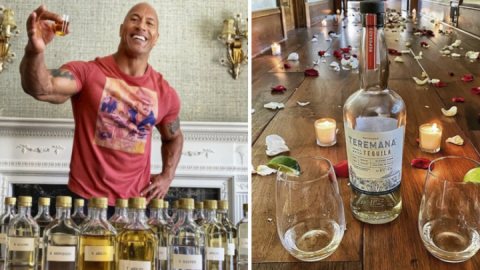 "La Roca" lanza su tequila "Teremana" hecho en México