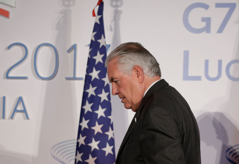 Asegura Tillerson que EU espera que Rusia deje de apoyar a Assad