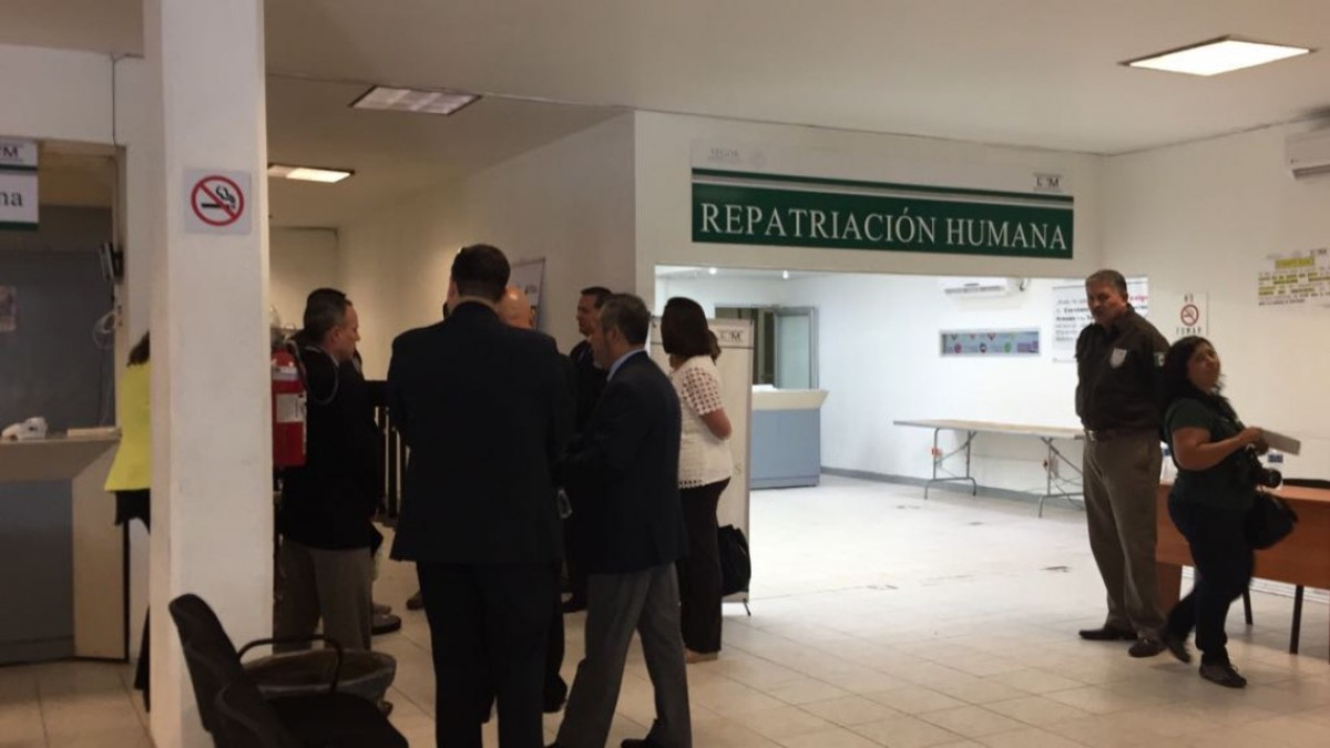 Cónsules centroamericanos visitan INM en Reynosa