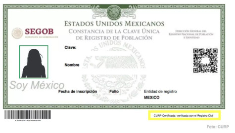 ¿CURP con foto? Avanza en Comisiones nueva Ley General de Población