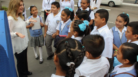 Respalda Aida Feres de Nader desarrollo formativo de niños difusores de Tampico