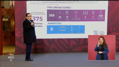 Van más de 7 mil personas preliberadas mediante mecanismos de amnistías: SSPC