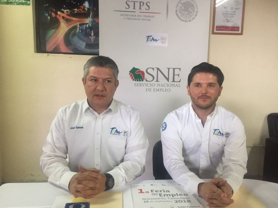 Anuncia SNE feria del empleo en Matamoros 