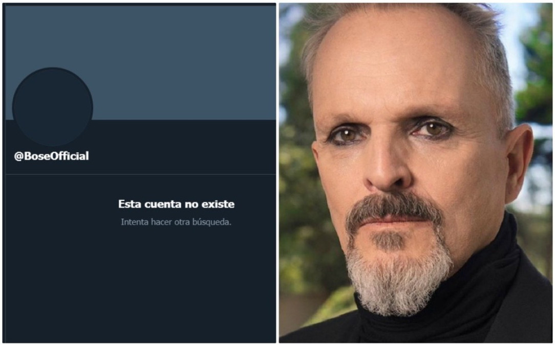 Desaparecen las redes sociales de Miguel Bosé