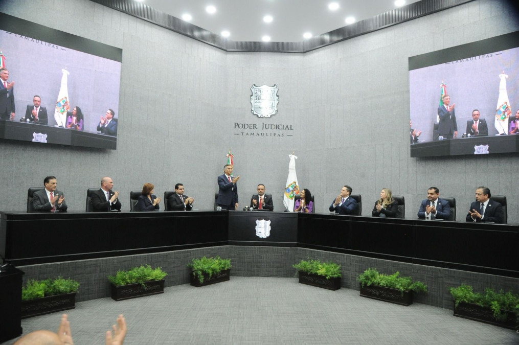 Avanza con certidumbre renovación del Poder Judicial en Tamaulipas: Américo Villarreal