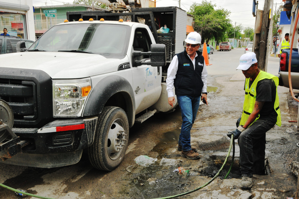 Realizan obra de saneamiento SEDUMA-CEAT