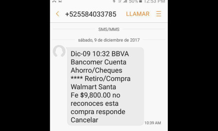 Alerta Condusef a clientes de BBVA Bancomer sobre estafas