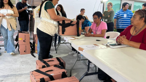  Llegan los primeros paquetes electorales a la frontera de Tamaulipas
