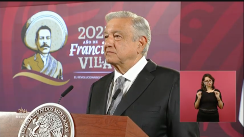 Estima AMLO cerrar su sexenio con una disminución del 20% en homicidios