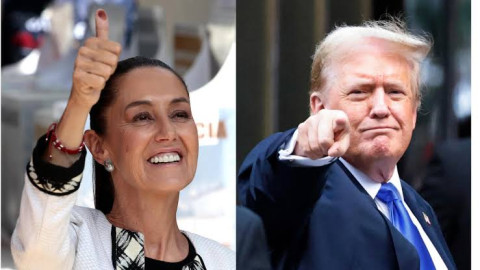“No quiero perjudicar a México, Sheinbaum es una mujer fantástica”: Trump sobre aranceles 