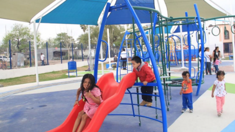 Inaugura Sebien Parque de Bienestar en Matamoros