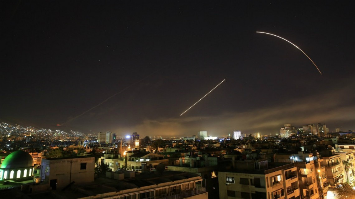 El bombardeo a Siria en Imagenes