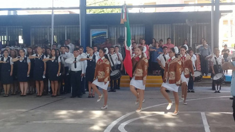 Chuchín inaugura el ciclo escolar 2017-2018 en Matamoros