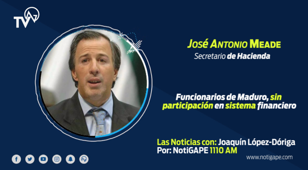 Funcionarios de Maduro sin participación en sistema financiero: SHCP