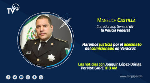 Haremos justicia por el asesinato del comisionado en Veracruz: Manelich Castilla