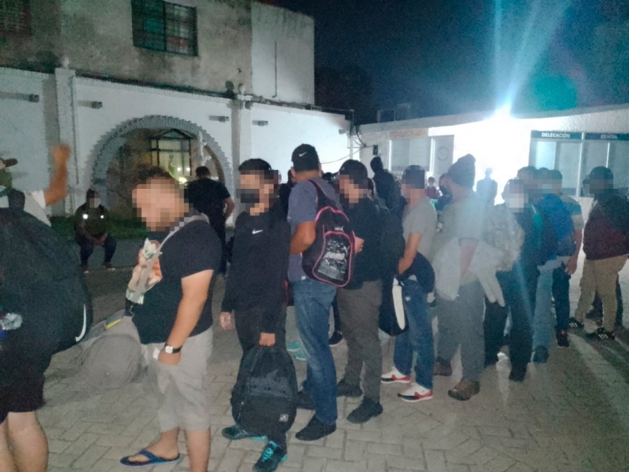 Rescatan a 54 personas migrantes en el municipio de Altamira 