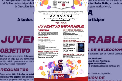 Abre Carlos Peña Ortiz Convocatoria 'Tu Logo: Juventud Imparable'