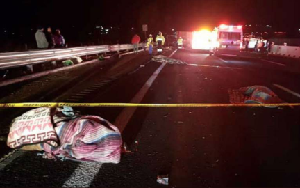 Mueren 8 peregrinos en la México-Puebla